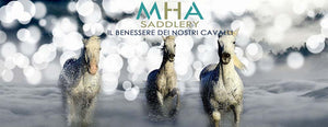 MHA Saddlery nuova selleria online a Bologna. Articoli per l'equitazione e la cura del cavallo. Anche su catalogo nei maneggi di Bologna